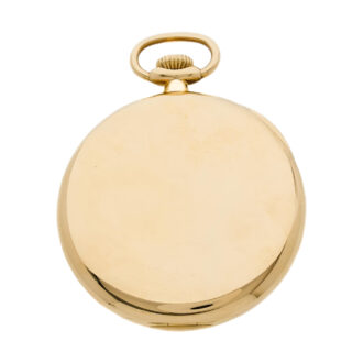 Swiss 18K yellow gold open faced pocket watch Circa 1939 Swiss 18K yellow gold open faced pocket watch Circa 1939