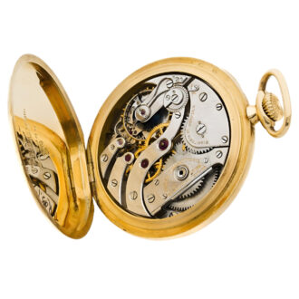 Swiss 18K yellow gold open faced pocket watch Circa 1939 Swiss 18K yellow gold open faced pocket watch Circa 1939