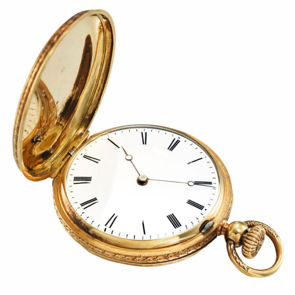 Swiss yellow gold and enamel keyless watch Circa 1865Swiss yellow gold and enamel keyless watch Circa 1865 Swiss yellow gold and enamel keyless watch Circa 1865