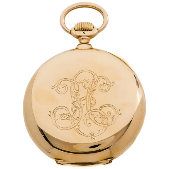 Swiss 18K yellow gold open faced pocket watch Circa 1910 Swiss 18K yellow gold open faced pocket watch Circa 1910