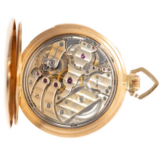 Swiss 18K gold minute repeating pocket watch Circa 1930