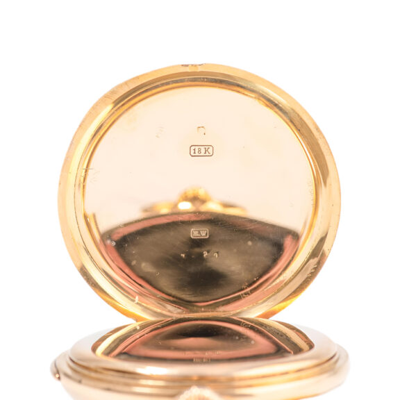 Swiss 18K gold minute repeating pocket watch Circa 1910 Swiss 18K gold minute repeating pocket watch Circa 1910