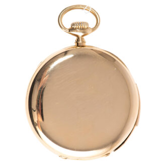 Swiss 18K gold minute repeating pocket watch Circa 1910