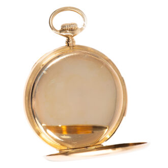 Swiss 18K gold minute repeating pocket watch Circa 1910