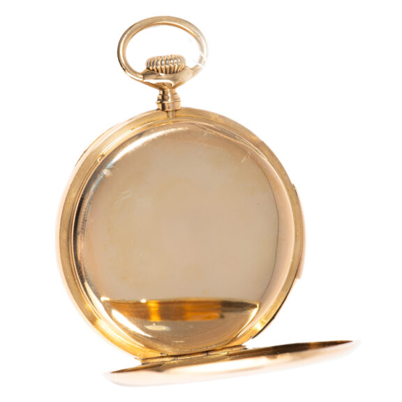 Swiss 18K gold minute repeating pocket watch Circa 1910 Swiss 18K gold minute repeating pocket watch Circa 1910
