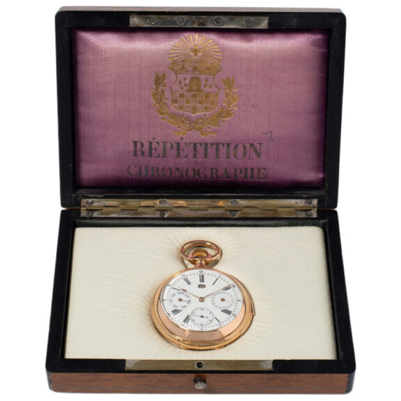 Swiss gold minute repeating pocket watch Circa 1900 Swiss gold minute repeating pocket watch Circa 1900