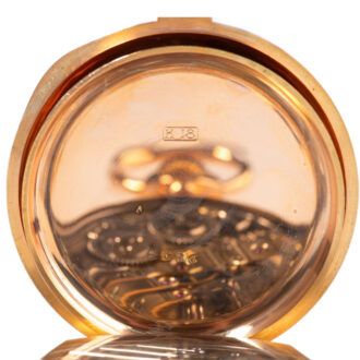 Swiss gold minute repeating pocket watch Circa 1900 Swiss gold minute repeating pocket watch Circa 1900