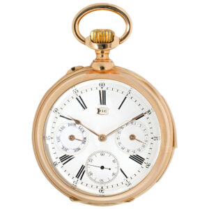 Swiss gold minute repeating pocket watch Circa 1900
