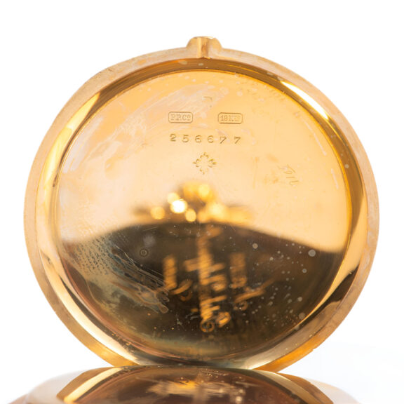 Swiss 18K gold minute repeating pocket watch Circa 1905 Swiss 18K gold minute repeating pocket watch Circa 1905