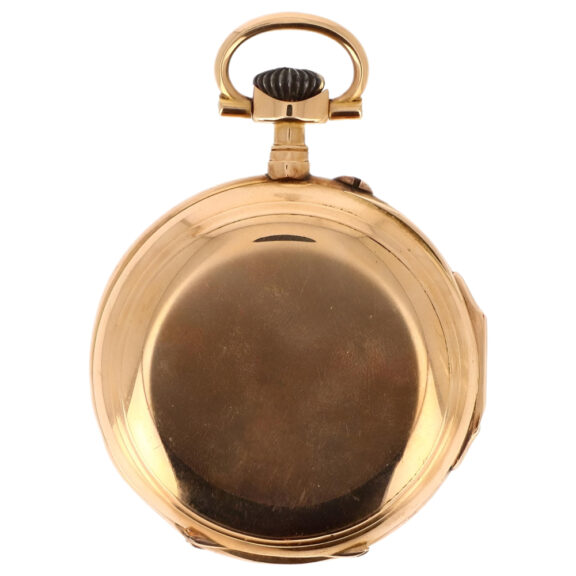 Swiss 18 carat pink gold open faced pocket watch Circa 1910 Swiss 18 carat pink gold open faced pocket watch Circa 1910