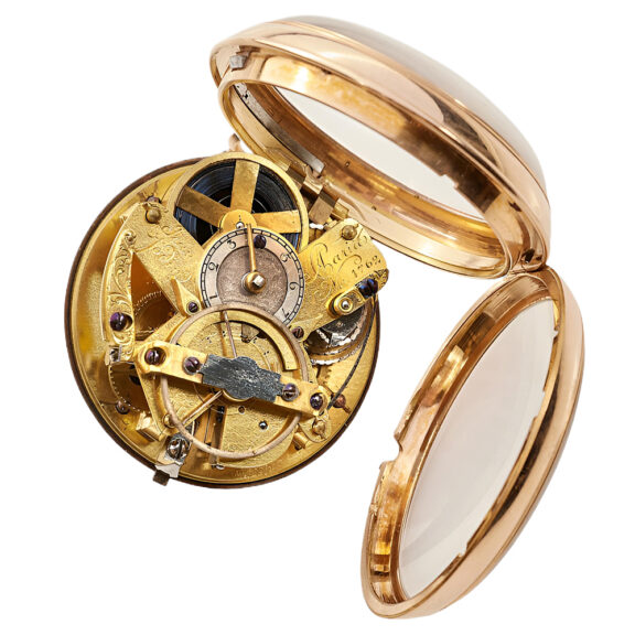 French 18K rose gold open faced pocket watch Circa 1760 French 18K rose gold open faced pocket watch Circa 1760