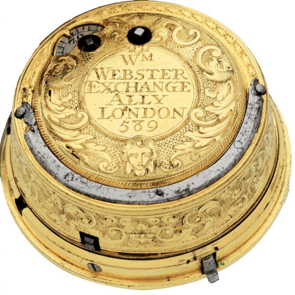English silver repoussé pair cased repeating watch Circa 1720 English silver repoussé pair cased repeating watch Circa 1720