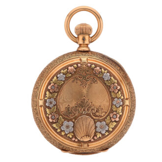 American lever wain a multi color gold hunter case Circa 1881