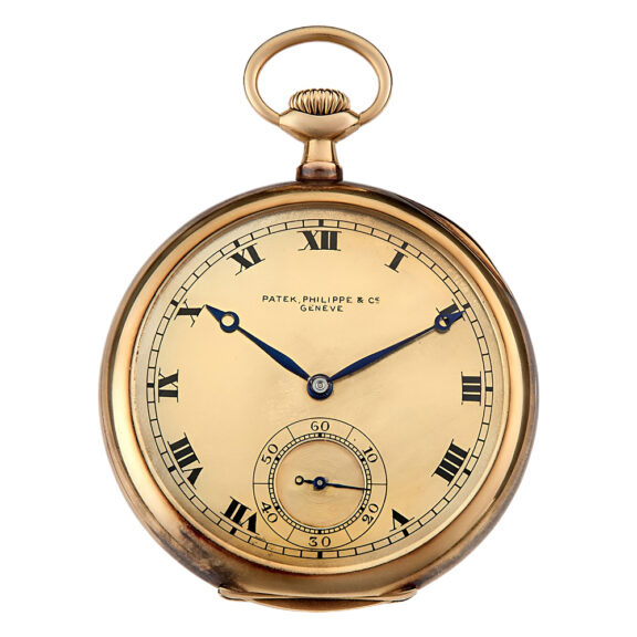 Swiss 14K yellow gold open faced pocket watch Circa 1912