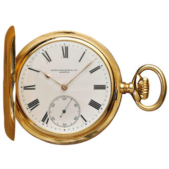 Swiss gold hunting cased pocket watch Circa 1905