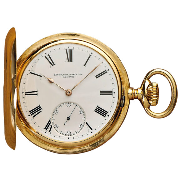 Swiss gold hunting cased pocket watch Circa 1905