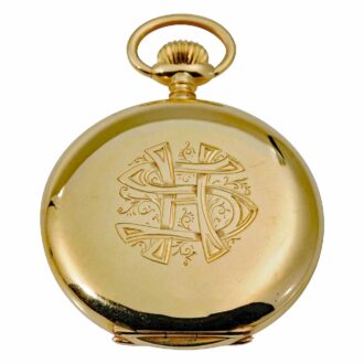 Swiss gold hunting cased pocket watch Circa 1905