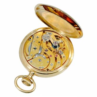 Swiss gold hunting cased pocket watch Circa 1905