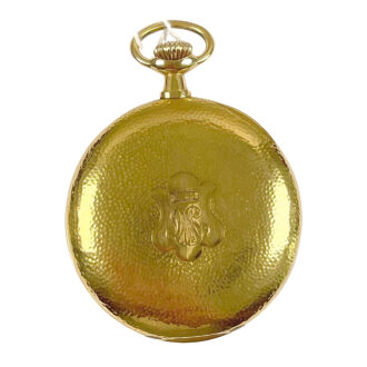 Swiss 18K yellow gold open faced pocket watch Circa 1920 Swiss 18K yellow gold open faced pocket watch Circa 1920