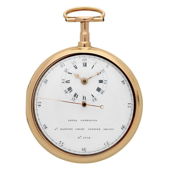 Interesting English gold watch with eccentric dial Circa 1803