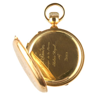 French gold full hunter quarter repeating watch Circa 1890 French gold full hunter quarter repeating watch Circa 1890