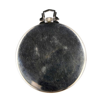 Swiss extra flat platinum diamond set pocket watch Circa 1930