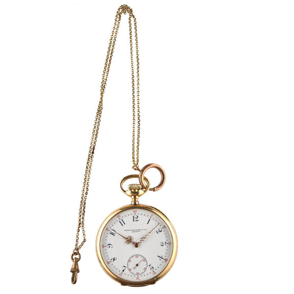 Swiss 18K yellow gold open faced pocket watch Circa 1912 Swiss 18K yellow gold open faced pocket watch Circa 1912