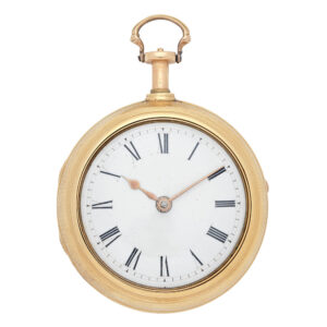 English 18K gold quarter repeating pocket watch Circa 1740