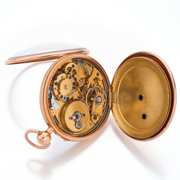 Rare Dutch 18k gold quarter repeating cylinder Circa 1805 Rare Dutch 18k gold quarter repeating cylinder Circa 1805