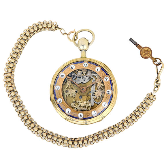 French automaton quarter repeating pocket watch Circa 1825 French automaton quarter repeating pocket watch Circa 1825
