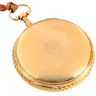 Swiss gold automaton repeating pocket watch Circa 1810