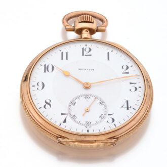 Swiss 14 carat gold chronometer lever watch Circa 1920