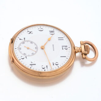 Swiss 14 carat gold chronometer lever watch Circa 1920