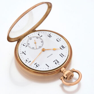 Swiss 14 carat gold chronometer lever watch Circa 1920