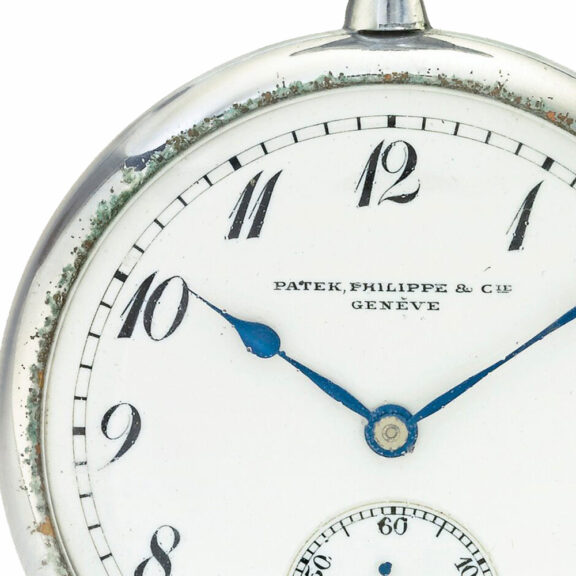Swiss stainless steel open faced lever watch Circa 1900 Swiss stainless steel open faced lever watch Circa 1900