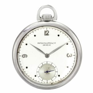 Swiss stainless steel open faced lever watch Circa 1942