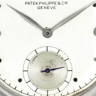 Swiss stainless steel open faced lever watch Circa 1942