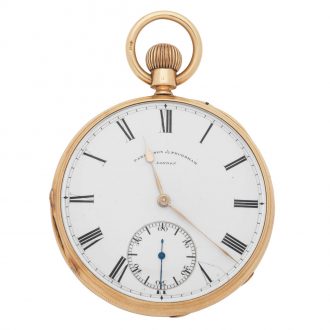 English 18 carat gold English lever pocket watch Circa 1861