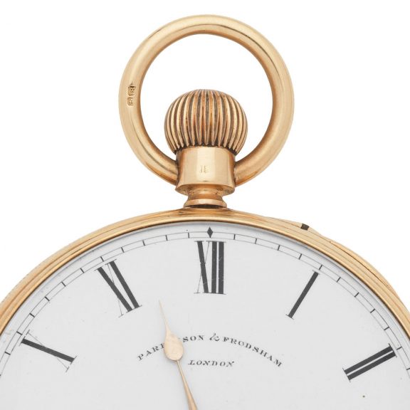 English 18 carat gold English lever pocket watch Circa 1861 English 18 carat gold English lever pocket watch Circa 1861