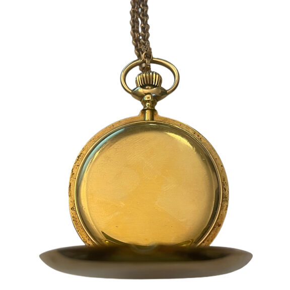 Swiss 18K yellow gold full hunter pocket watch Circa 1920 Swiss 18K yellow gold full hunter pocket watch Circa 1920