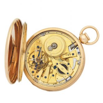 French gold quarter repeatier by Breguet et Fils Circa 1810