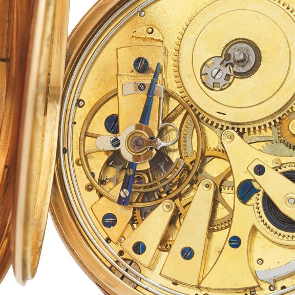 French gold quarter repeatier by Breguet et Fils Circa 1810 French gold quarter repeatier by Breguet et Fils Circa 1810