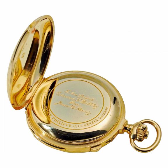 Swiss 18k gold astronomical pocket watch Circa 1911 Swiss 18k gold astronomical pocket watch Circa 1911