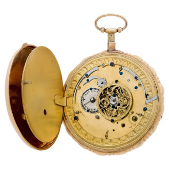 French gold repeating watch with three automata Circa 1800