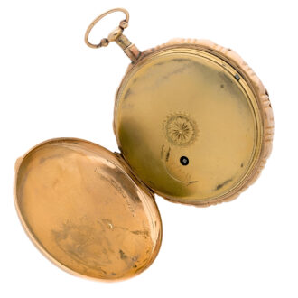 French gold repeating watch with three automata Circa 1800