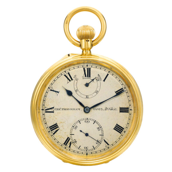 Important English 18k gold lever precision watch Circa 1925 Important English 18k gold lever precision watch Circa 1925