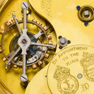 Important English 18k gold lever precision watch Circa 1925