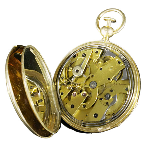 Swiss 18K gold quarter repeating pocket watch Circa 1830 Swiss 18K gold quarter repeating pocket watch Circa 1830
