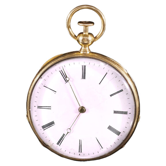 Swiss 18K gold quarter repeating pocket watch Circa 1830 Swiss 18K gold quarter repeating pocket watch Circa 1830
