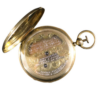 Swiss 18K gold quarter repeating pocket watch Circa 1830